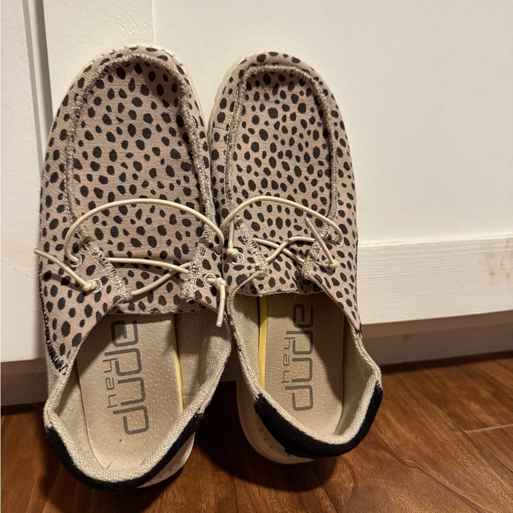 Hey Dude Women’s Leopard Print Shoes